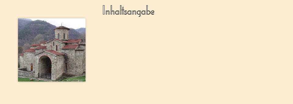 Inhaltsangabe